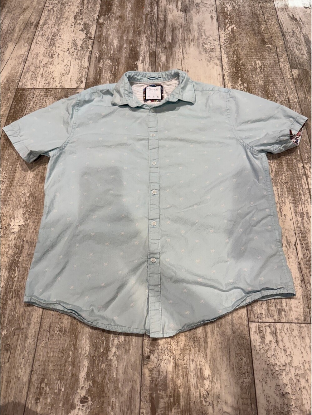 Cactus Man Ricky Singh L Palm Tree Button Down Shirt